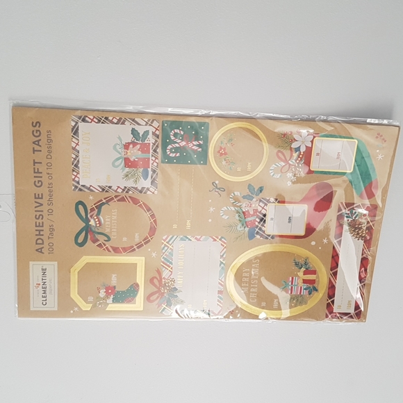 🎅🏼100 Stickers Gift Tags (10 Sheets) - Picture 3 of 12